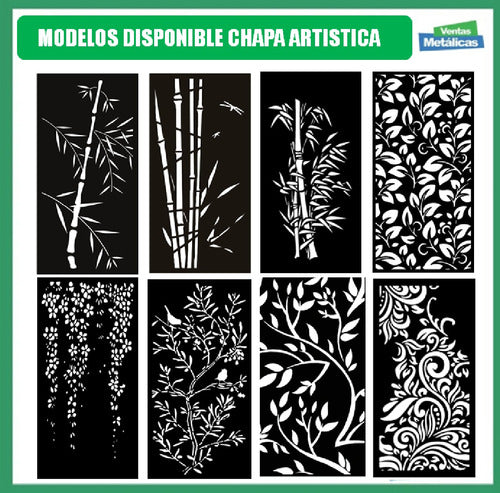 HGS Panel Decorativo 0.60x1.20 Modelo Rectangulos - Chapa 0.9mm 2