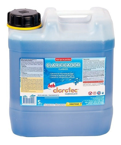 Clarifier Decanter + Algaecide Clorotec Combo 5 Lt 2