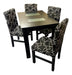 Dining Set Fixed Table + 4 Reinforced Lacquered Chairs 3