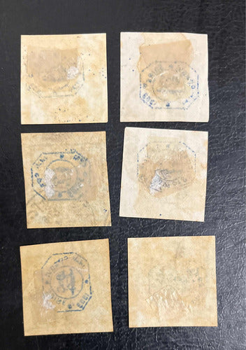 Sello Correo Antiguo Imperio Persa 6 Estampillas D Colección 4