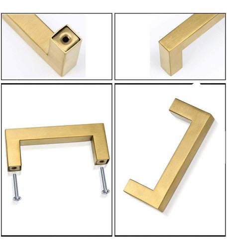 Brass Pulls 128 Mm Pack 12 4