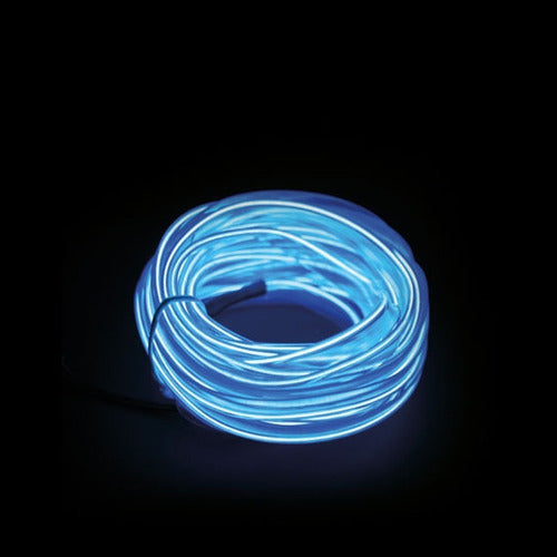 Fita De Led Luz Interna Neon Azul 5 Metros Shocklight 3