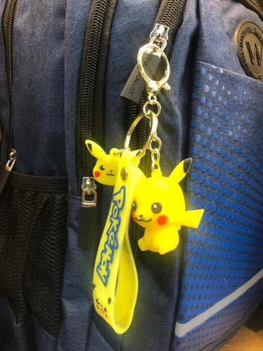 Pokemon Pikachu Keychain + Candy + Happy + Quality + Souvenir 1