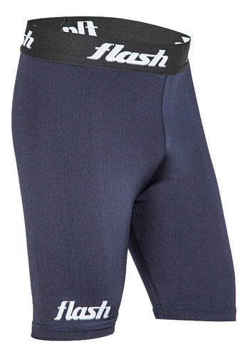 Flash Kids Blue Spandex Short Leggings - Only Sports 0