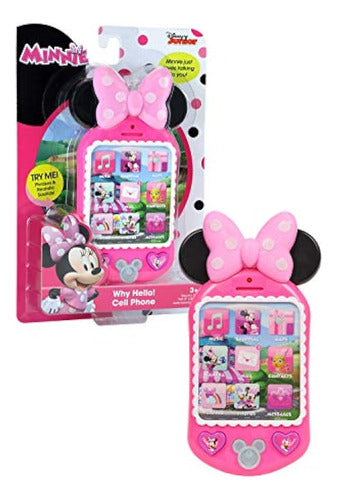 Minnie Mouse Solo Juega Happy Helpers Por Qué Hola Teléfono Celular 0