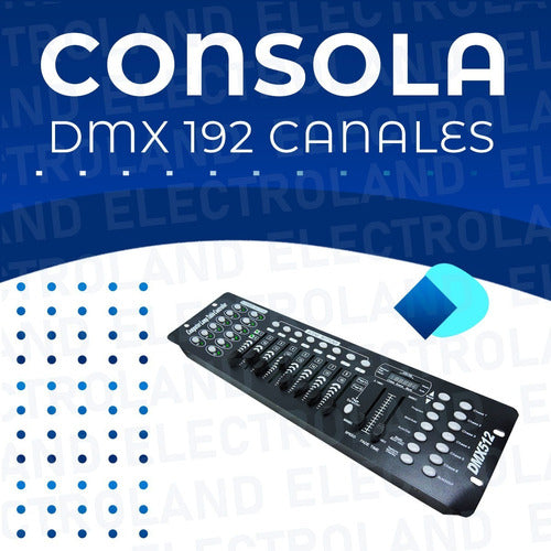 Consola Dmx 512 Universal 192 Canales Luces Dj Efectos Fiest 1