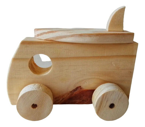 JOANJO Fibrofacil Wooden Toy Trucks - Handcrafted Fun! 1