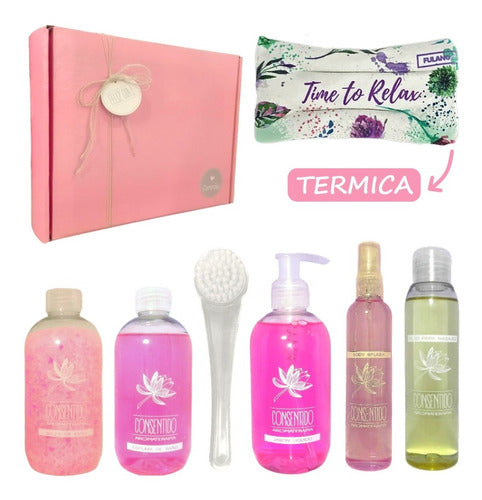Relax Spa Gift Box for Women Zen X7 Roses Aroma Kit Set N111 30