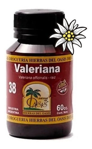 Valerian Mother Tincture Tranquilizer Herbs Del Oasis 60cc 0