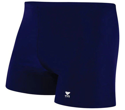 TYR Men's Square Leg Swimwear - Navy Blue 1