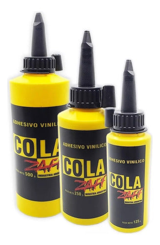 Zaff Adhesive Cola Vinilica X 1000 Gr Zona C/pico + Lija De Regalo 1