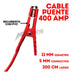 Cable Puente 400 Amperes 2 M Bateria Auto Camioneta 4x4 2