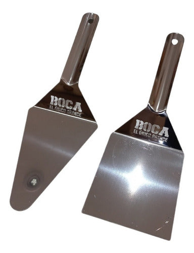 Boca Juniors Cooking Set - Stainless Steel Spatula for Grilling and Pizza 0