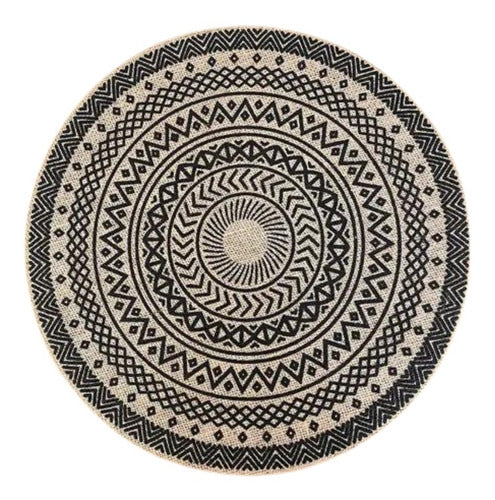 Modern Mandala Burlap Centerpiece Individual 38cm 10