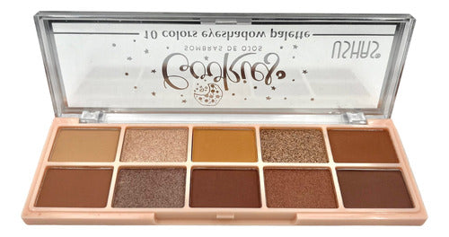 Ushas Hypoallergenic Eyeshadow Palette - 10 Shades 5