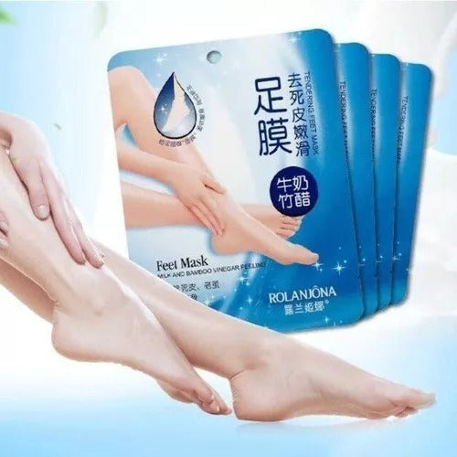 Premium Exfoliating and Hydrating Foot Mask Kit x4 1