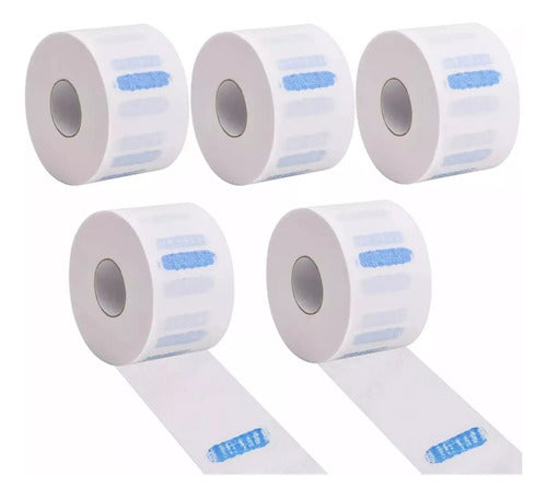 25 Rollos Papel Protector Cuello Peluqueria Tintura Barberia 2