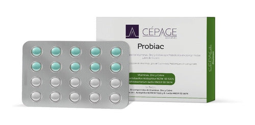 Cépage Probiac Vitamins Zinc Copper Probiotics 30 Tablets 1