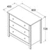 MYC Comfortable 3-Drawer Chest of Drawers for Bedroom 3