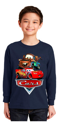 Maritershop Long Sleeve T-Shirt Cars Lightning McQueen - 3 Designs 0