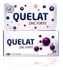 Framingham Pharm Quelat Zinc Forte Dietary Supplement 30 Tablets 1