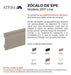 Atrim Zócalo Eps Plain Vision 2317 Textured Porcelain Floor Edge 1