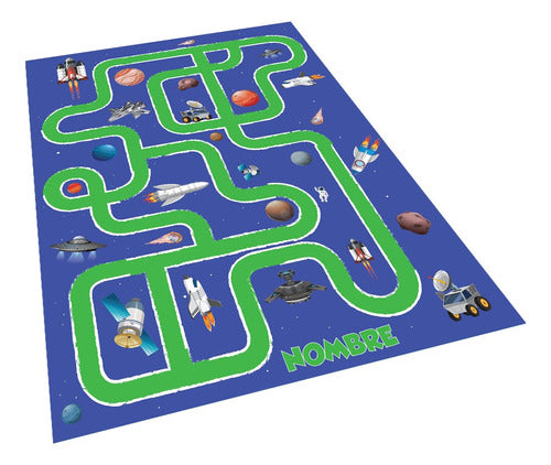 Megapixel Educational Space Track Canvas 90x120 Customizable 2