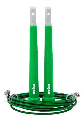 Speed Rope Jumping Steel Green Fitness Training Gym 0