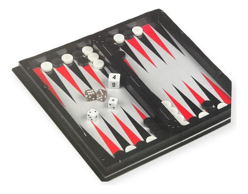 Generic Chess + Checkers + Backgammon 3-in-1 Folding Game Set 1