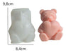 Doctor Glitter Mold Silicone Bear Embracing Heart Sitting 3D 1