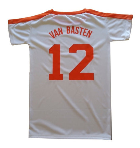 Van Basten Retro Holland 90 Away Kit - Kids 3