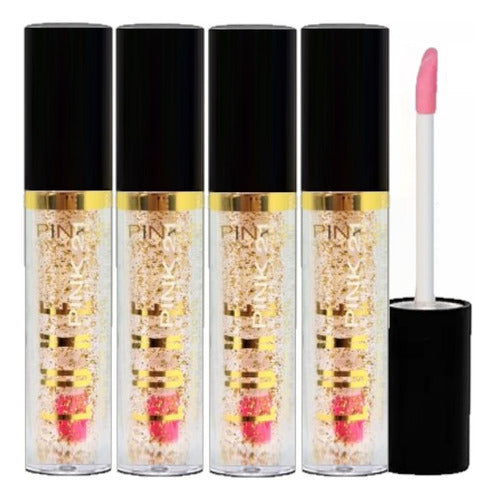 12 Lip Gloss Hidratante Magico Luxe Cs3600 Pink 21 Atacado S 0