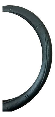 Good Year 38cm Universal Steering Wheel Cover - Black Simple Design 1