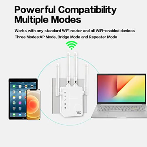 BUANIIH WiFi Amplifier, WiFi Extender, WiFi Extenders 3