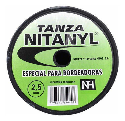 Nitanyl Tanza Para Bordeadora Redonda 2.5mm, En Bobina 1kg 1