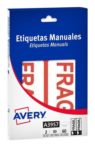 Avery Fragile Labels X 60 Units 0