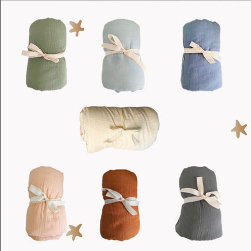 BabyBow_ar Super Soft Muslin and Sherpa Baby Receiving Blanket 5