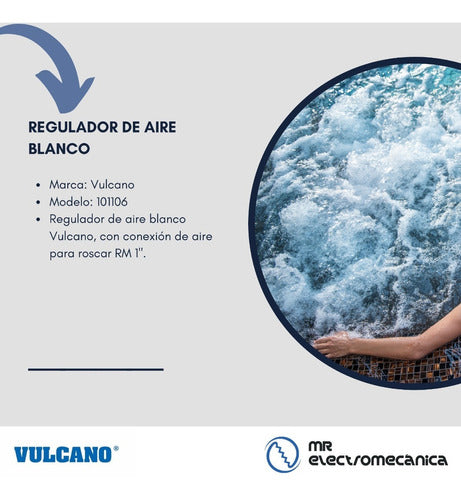Air Regulator for Hydromassage / Pool Vulcano 3