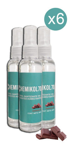 Chem-Tronic Hand Sanitizer Liquid Chocolate Scent 60ml X 6 Units 0