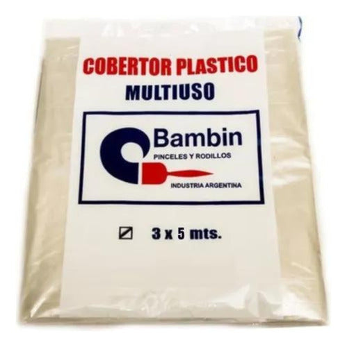 Cobertor Protector Plastico Multiusos 3x5 Bambin - Deacero 0