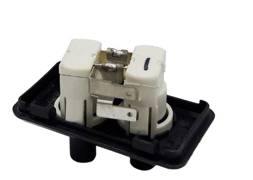 Interruptor Doble Negro Heladera Whirlpool Wre52b1 Wre54n1 2