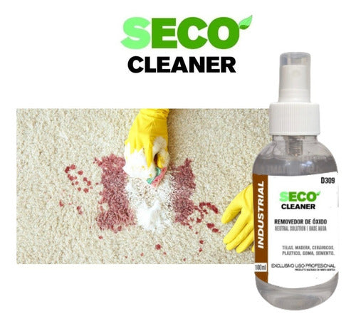 SECO CLEANER Rust Remover Dry Cleaner 100ml For Dry Cleaning Clothes Sheets Fabrics 1