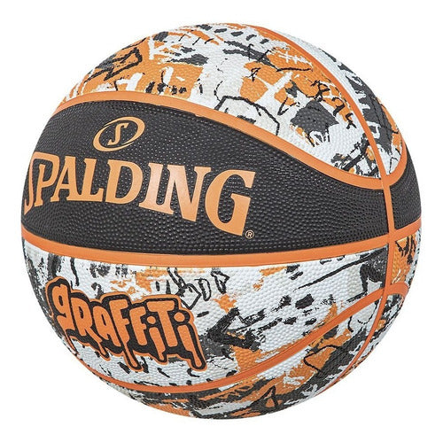 Spalding Graffitti Fiba Indoor Outdoor Tricol Basketball 0