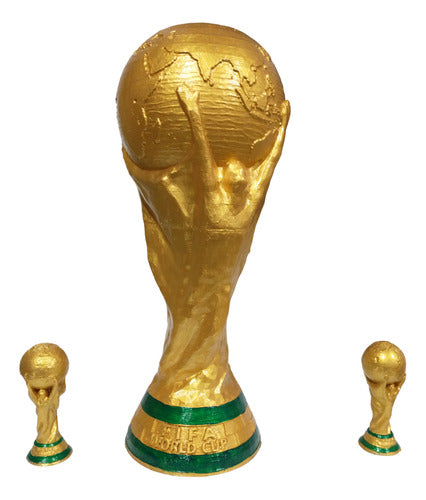 Copa Del Mundo Version 3 Tamaño Real Mas Dos Mini Copas 2