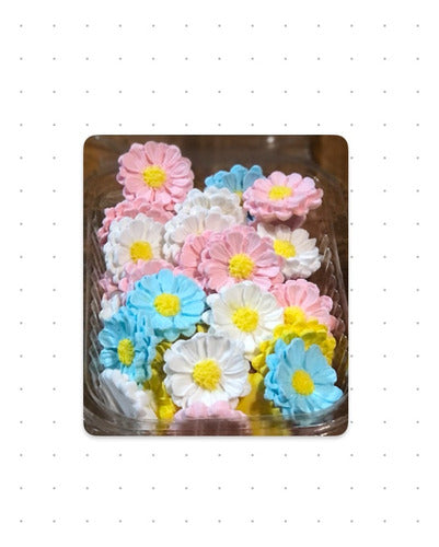 Flores Pastillaje Margaritas Tortas Cupcakes Cakepops Cookie 0