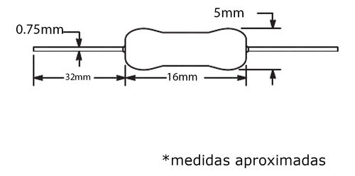 40 Resistencias Alambre 3w 5% 0.18 Ohms 3w 5% .18e 1