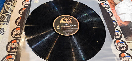 Daft Punk Around The World Vinilo Maxi 1997 Europe Muy Bueno 4