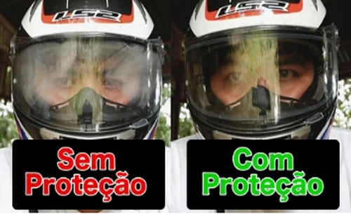 Película Viseira Anti Embaçante Capacete Universal Pinlock 2