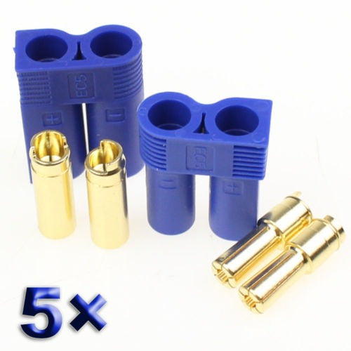 5 Pares Ec5 Dispositivo Conector Enchufe Cabe Coche Rc Avión 2