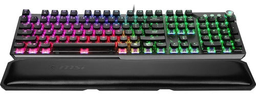 Msi Vigor Gk71 Sonic Red Am Teclado Mecánico Rgb Para Juegos 1